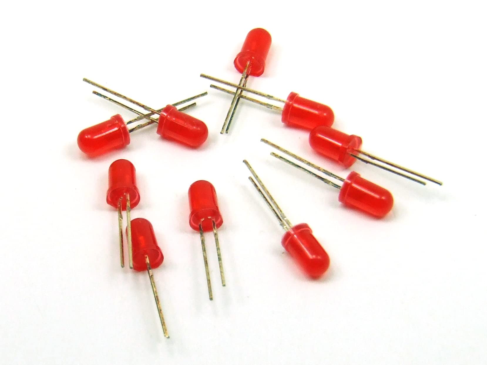 POPESQ® 10x LED 5mm Rot – Low Current 2mA, 50mcd Produktbild-Vorschau 2