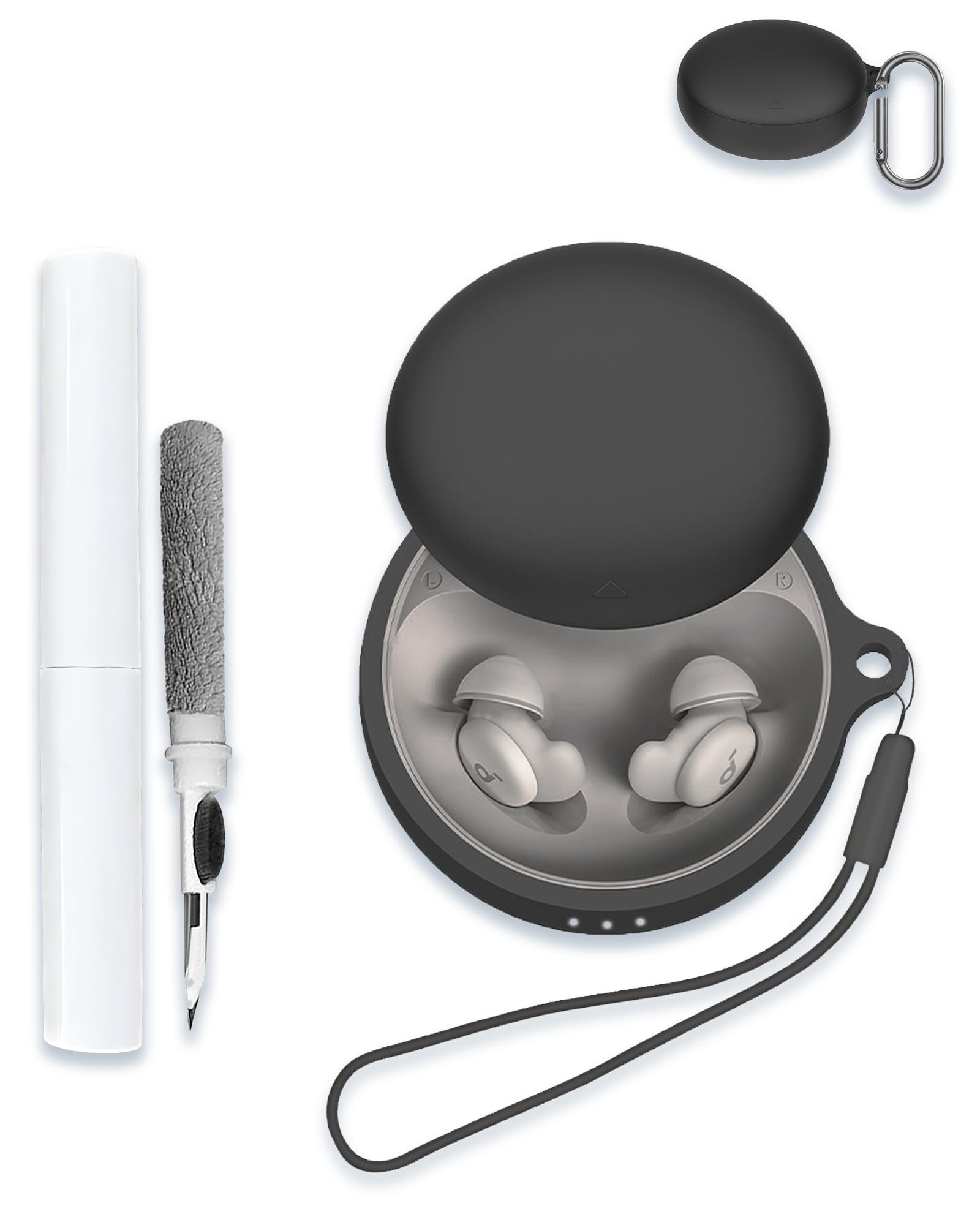 for Soundcore by Anker Sleep A20 Case Cover, Soft Silicone Protective Portable Scratch Shock Resistant Compatible with Anker Soundcore A20 Shell with