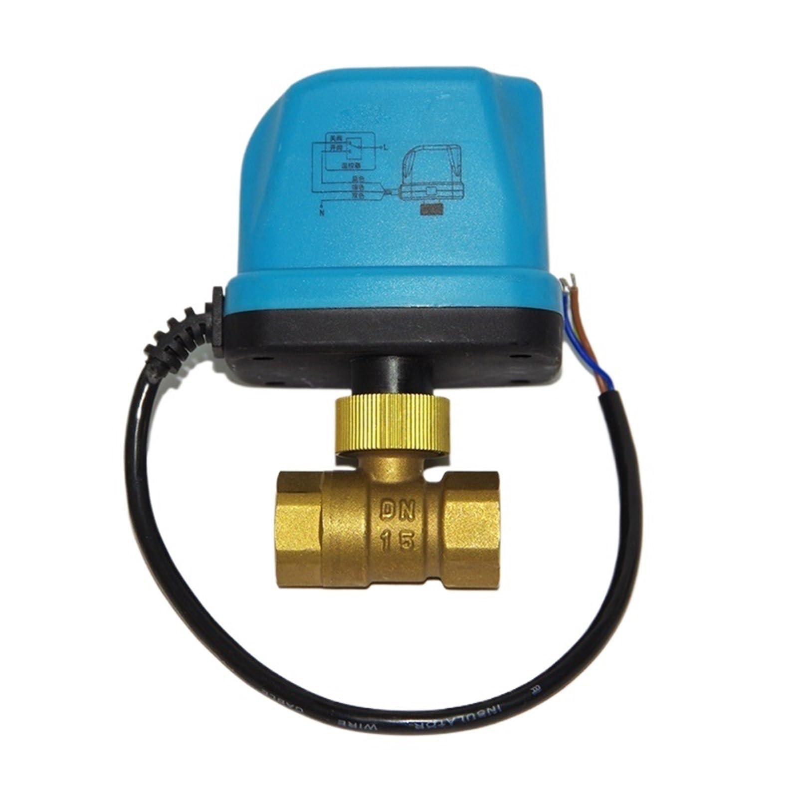 Vanne motorisée DN15 AC220V pour le confort thermique de la maison