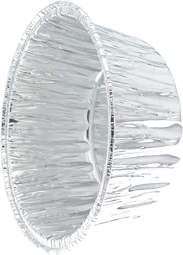 Miniatura 8 de KEISEN Vasos desechables de papel de aluminio de 3.4 pulgadas, 5 onzas, 100 por paquete, para magdalenas, tarta quiche, pan redondo, pan, horno,