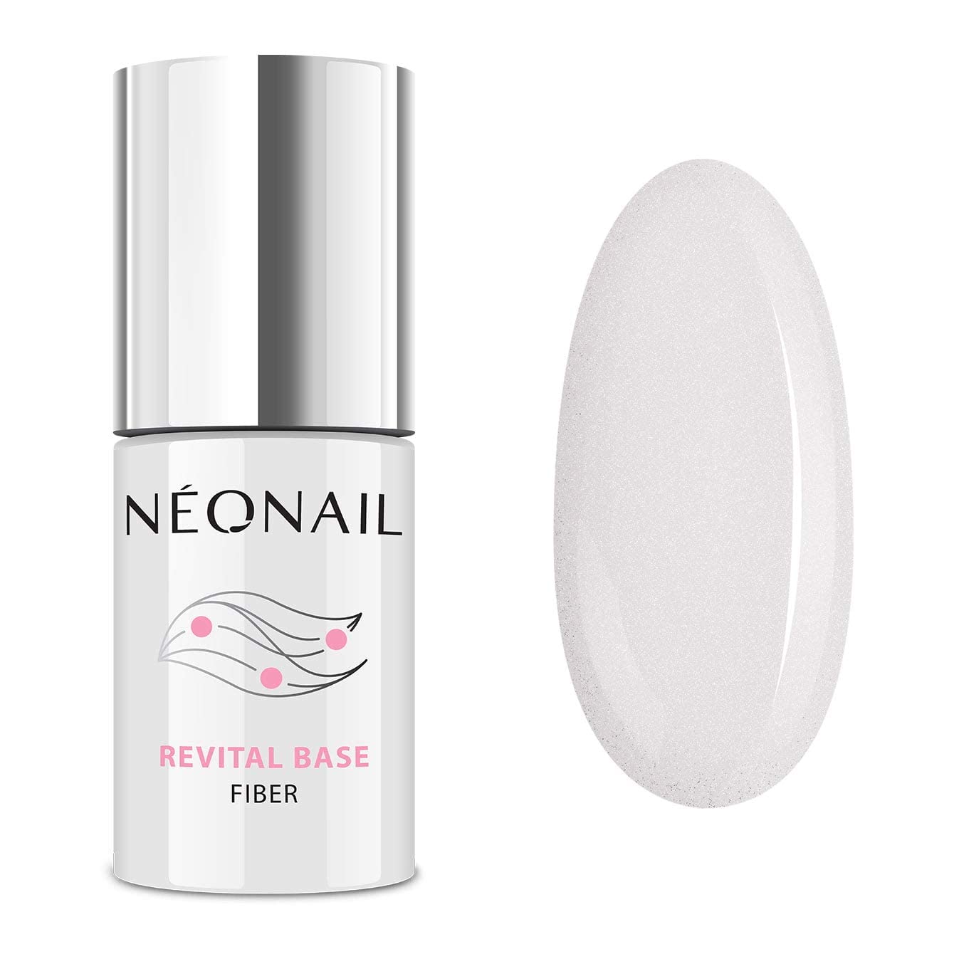 NEONAIL Pintauñas Semipermanentes 7,2 ml Base Coat Semipermanente Revital Base Fiber Shiny Queen Esmaltes Semipermanentes Para Uñas Gel Uñas Manicura Base Esmalte Gel UV Led Laca De Uñas