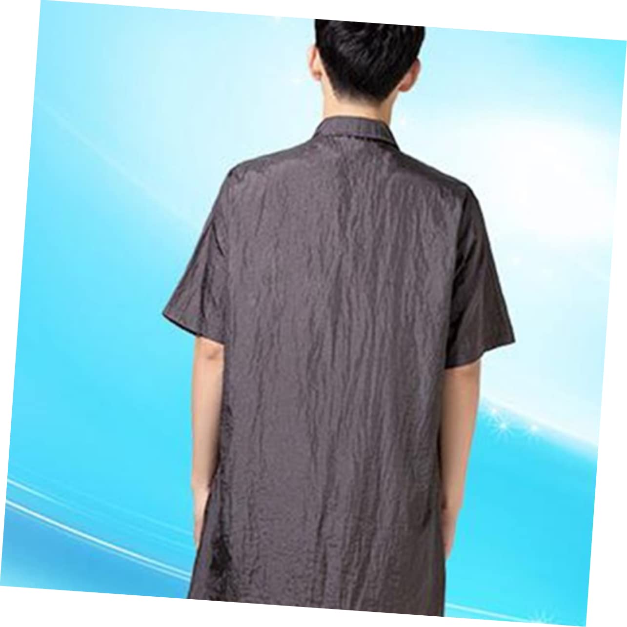 FRCOLOR Ensemble de 2 Vêtements de Travail à Manches Courtes pour Homme Et Femme Gris avec Capillaire