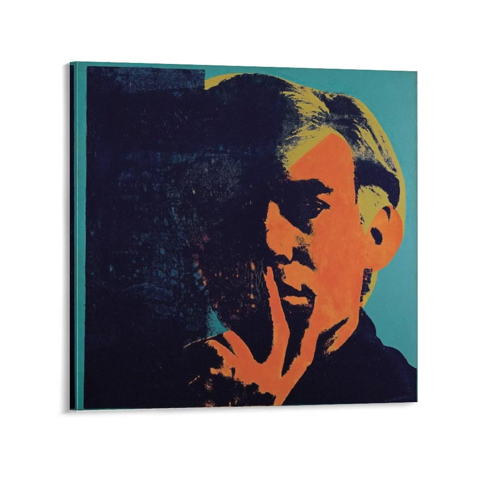 アンディ　ウォーホル　自画像ポスター　額縁付 Amazon.co.jp: Andy Warholアンディ・ウォーホル《自画像 2》絵画