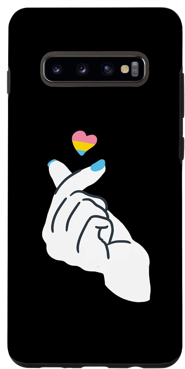 Galaxy S10+ Korean Finger Heart Pansexual LGBTQ Kpop K