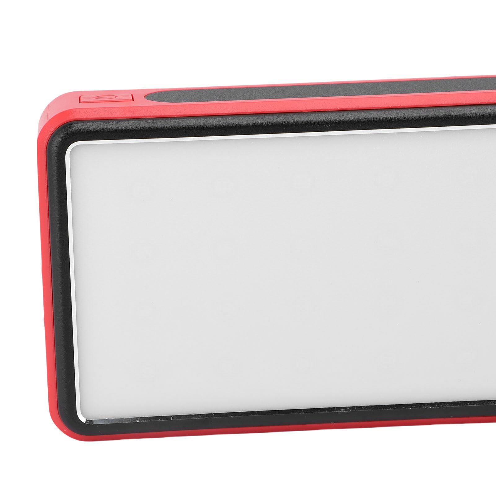 Asixxsix Banque d'énergie Solaire, Boîtier en Alliage d'aluminium Haute capacité 50 000 MAh, Banque 'Alimentation 'Urgence avec Lampe de Poche SOS, Chargement USB pour Camping, Randonnée, (Rouge)