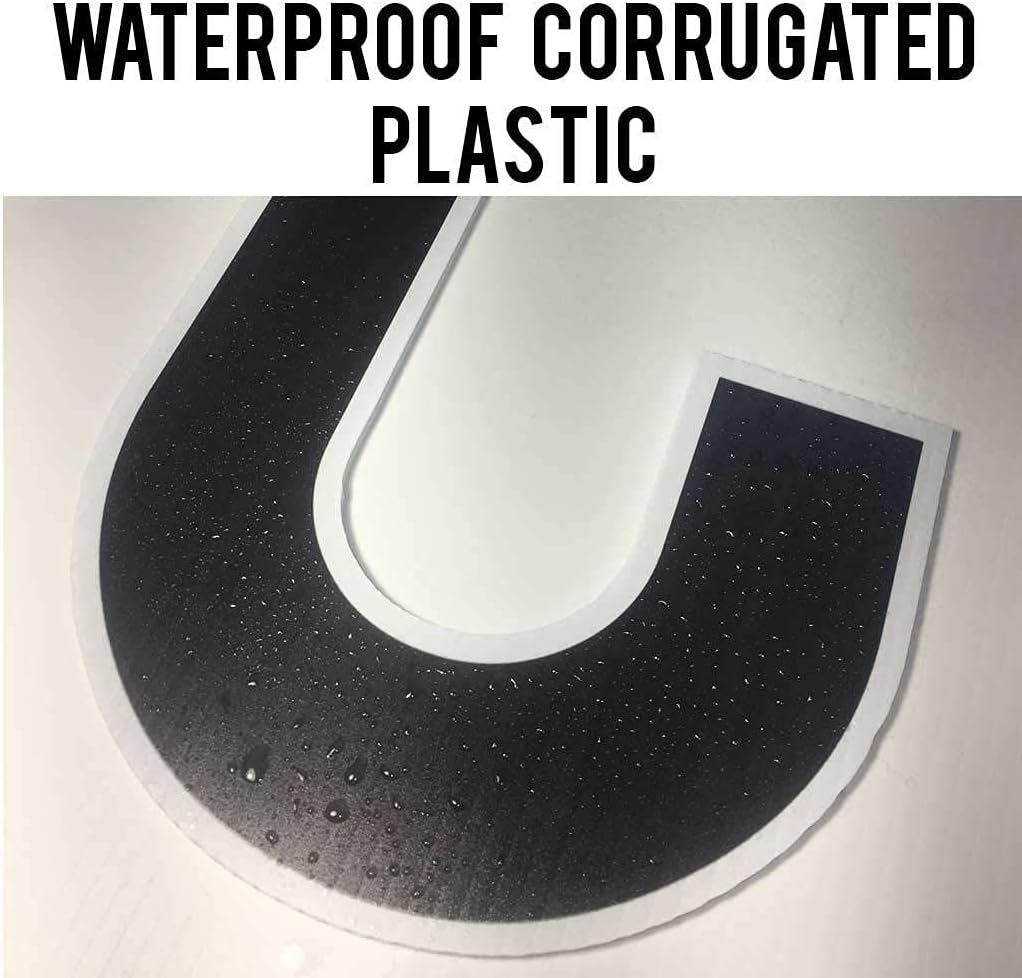 VictoryStore Yard Signs, Tiger Mascot Yard Decoration, Tiger Yard Signs Includes Stakes, (Large 19509)