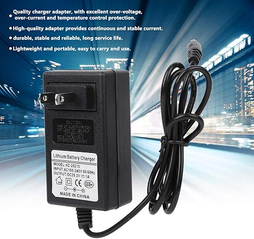 Miniatura 2 de Adaptador de pistola de masaje AC DC 100 a 240V Pistola muscular Cargador Adaptador Cable de alimentación (25.2 V)