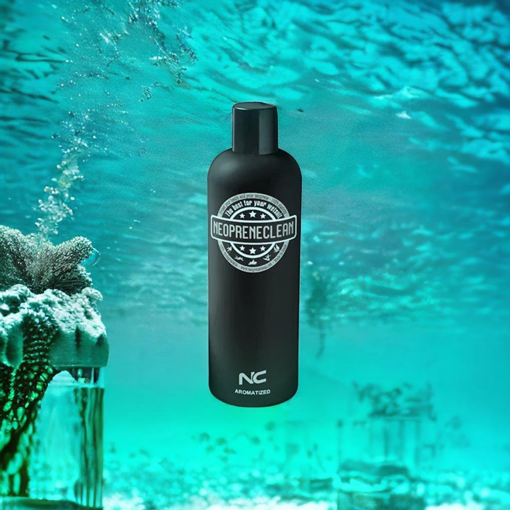 NeopreneClean Reinigungsmittel für Neopren, ohne Ausspülen, 100% biologisch abbaubar, von FESURFING empfohlenes Produkt. (1 Liter, Kokosnuss)