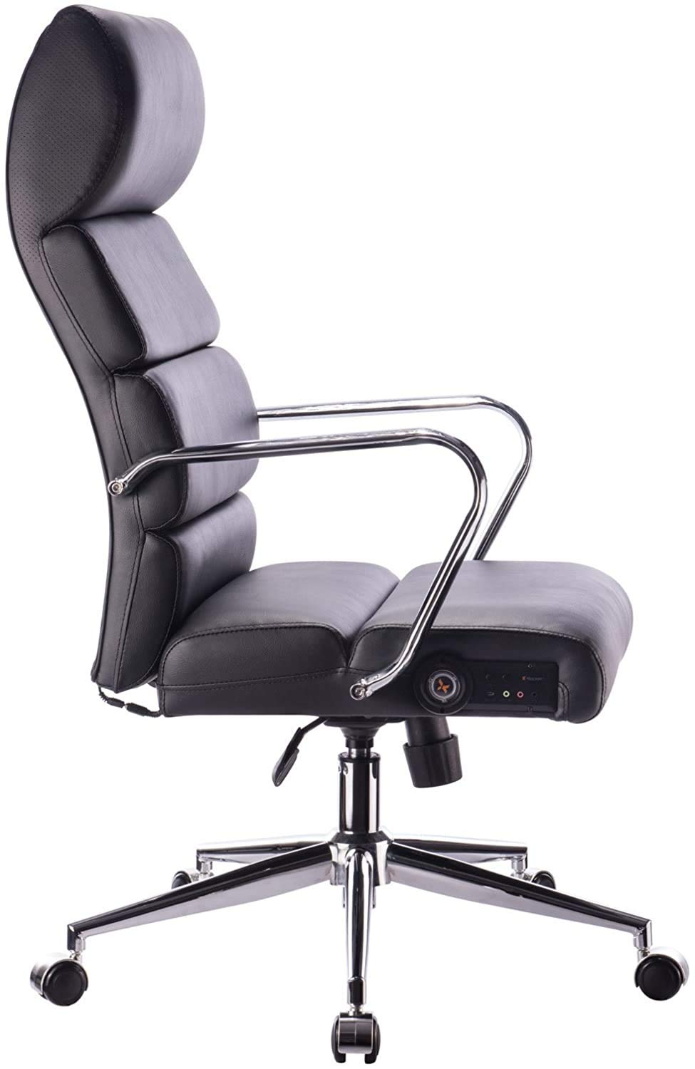 X Rocker, 0778001, Wireless 2.0 Bluetooth Executive Office Chair, Black/Chrome Buy Online in