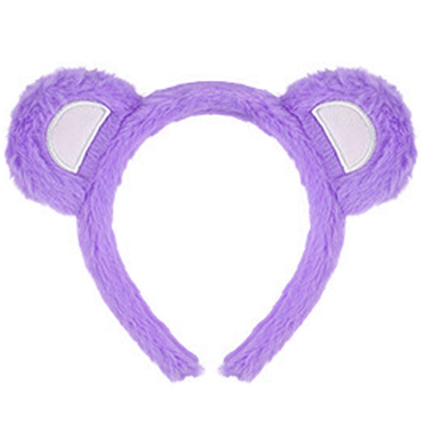 MICFENY Bear Ears Headband Lightweight Practical Hairband For Girls Elastic Hair Accessories Comfortable Wear