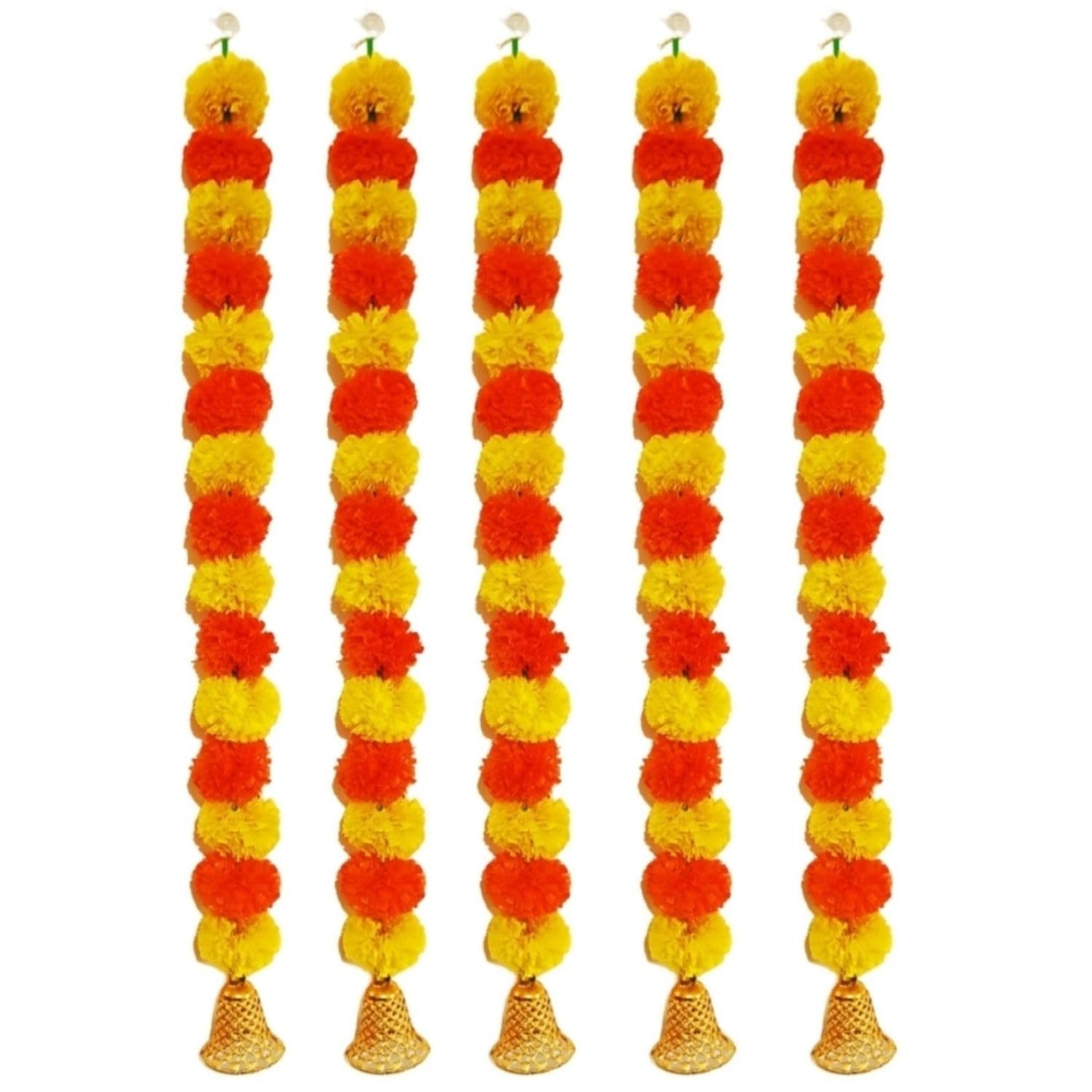 Golden Bell Strings - Diwali & Party Decor -18 Golden Bell Strings - Diwali & Party Decor -18