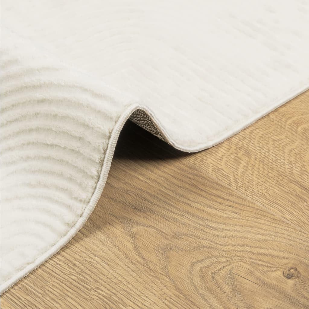 Tappeto IZA a pelo corto, stile scandinavo, 80 x 150 cm, 100% poliestere, antiscivolo, facile da pulire, lavabile, per soggiorno, camera da letto e corridoio, morbido, con design geometrico