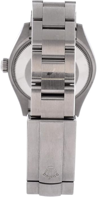 Pre-Loved Oyster Perpetual Green Automatic Watch 31, Silver