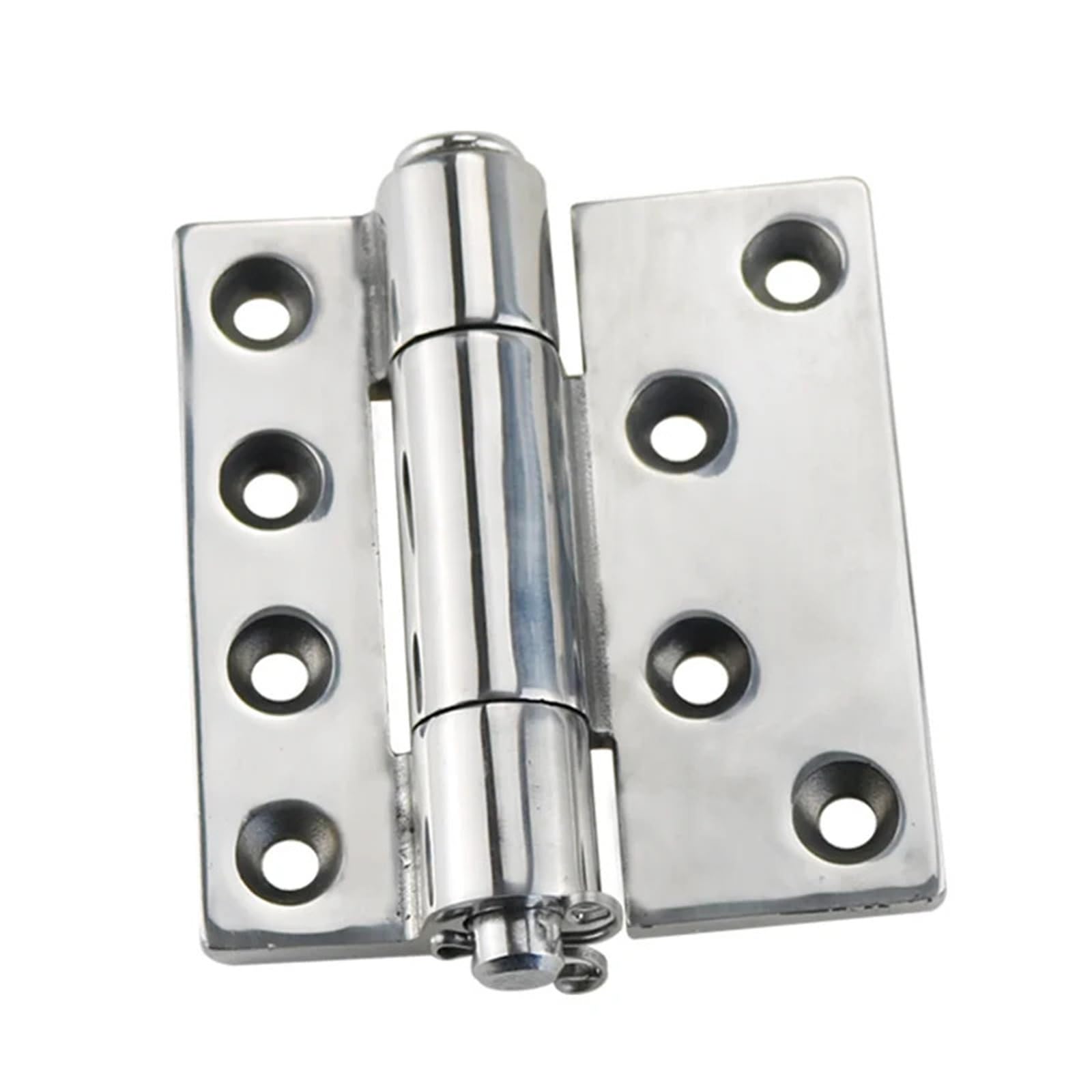 Rmwkrmogrf 113X105x7.7mm 304 Stainless Steel Thickened Heavy-Duty Hinges Industrial Equipment Bearings Hardware 1Pcs(113X105x7.7mm)