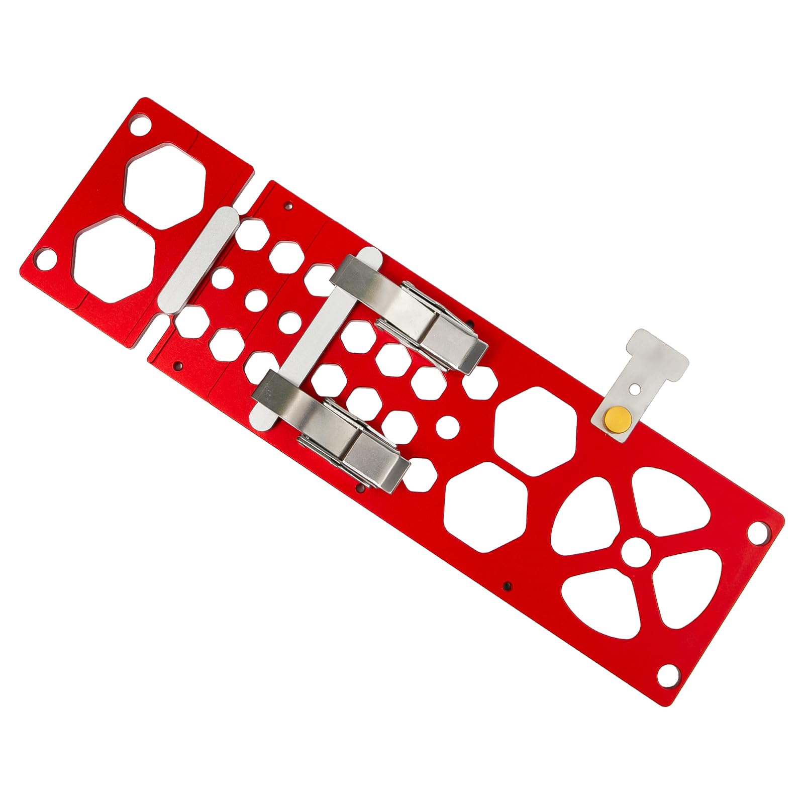 Guida ad Angolo Retto 90° 340mm Morsetto per Guida per Sega Circolare Universale Barra di Binario per Sega Circolare per la Lavorazione del Legno, Compatibile con Binario di Guida Makitas, Ros