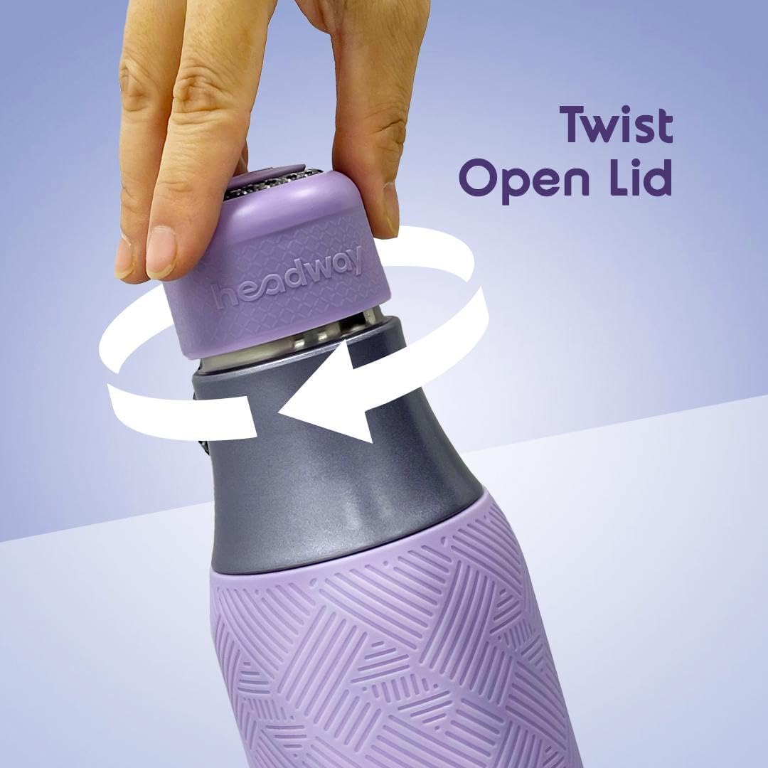 Headway Burell Stainless Steel Water Bottle Stellar Grey 750 ml - 2 Years Brand Warranty | Stainless Steel Water Bottle | Steel Bottle | Water Bottle Steel