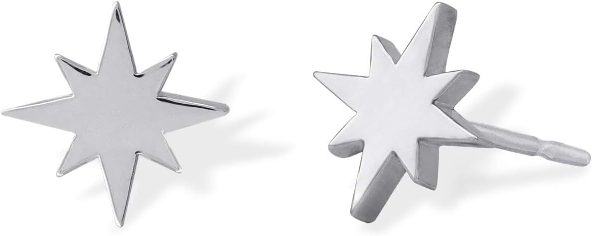 Boma Jewelry Sterling Silver Star Stud Earrings - Image 2