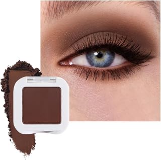 Coffee Brown Matte Eyeshadow – Smoked Eye Shadow, Daily Waterproof Long-Lasting Eyeshadow Powder Palette for Women Neutral Eye Makeup sombras para ojos (09)