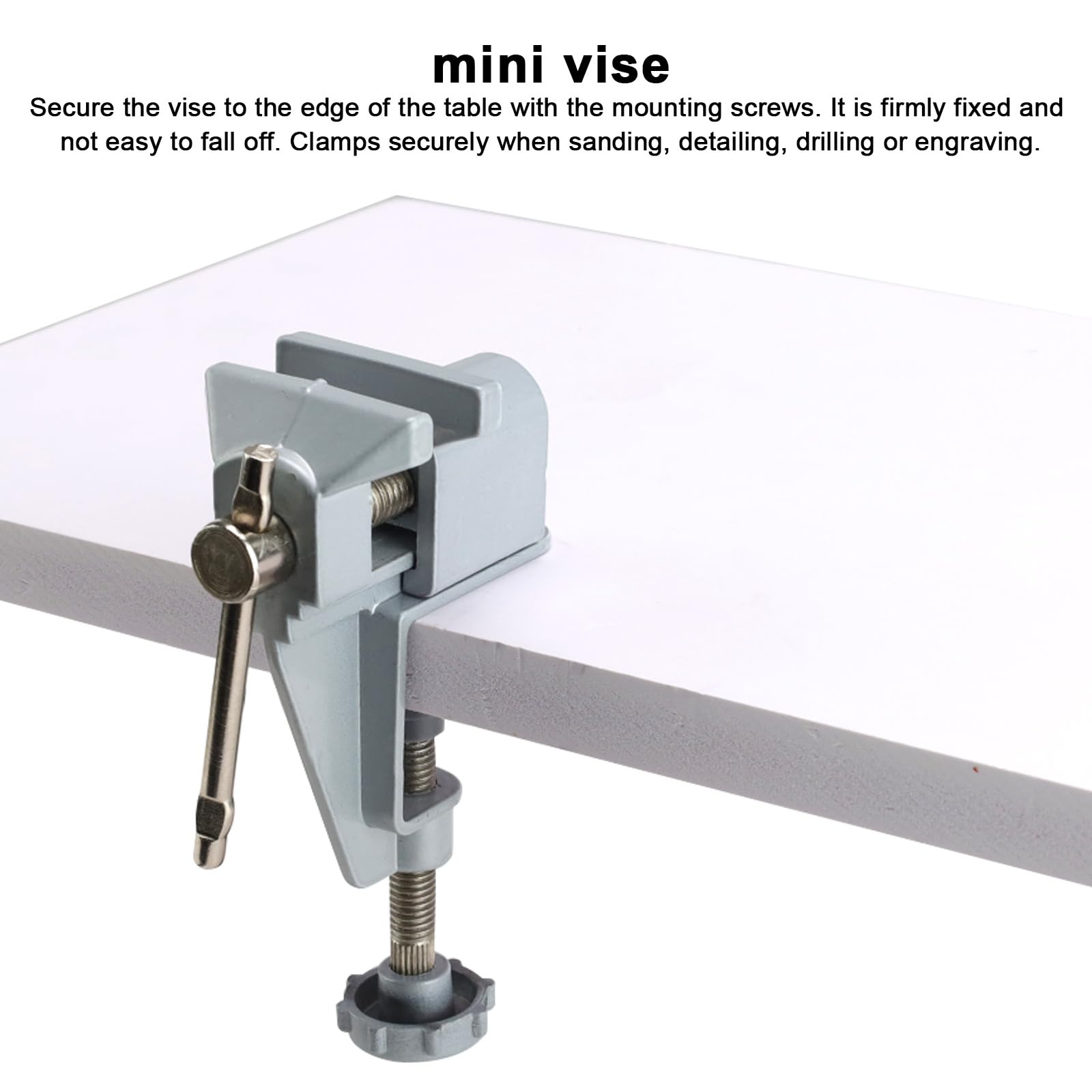 0XBIT Lot De 2 Mini Étaux D'Établi - Alliage Aluminium, Ouverture 35 Mm, Pour Bijouterie, Modélisme, Horlogerie