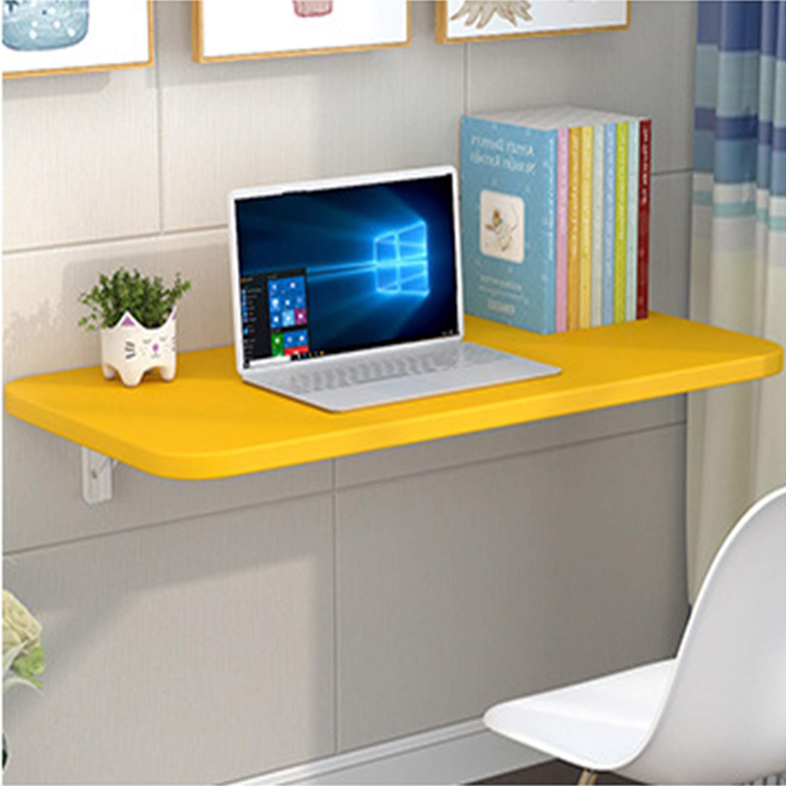Table d'étude filet rouge pliante murale bureau suspendu compact pour chambre et studio d'étudiant