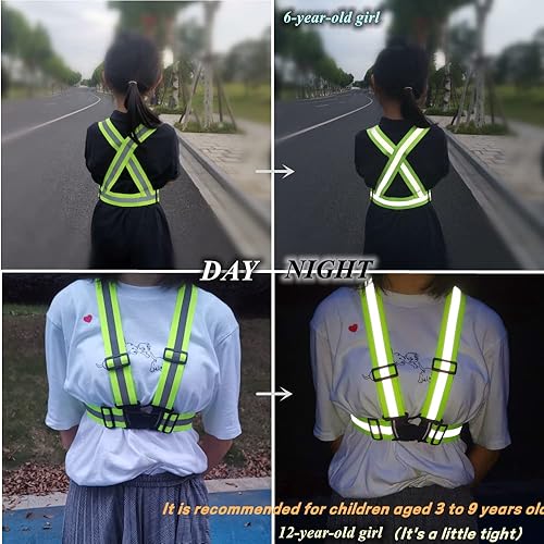 Miniatura 4 de Chaleco de Seguridad de Alta Visibilidad para Niños, Chaleco de Seguridad para Niños Pequeños, Chaleco Reflectante para Niños, Chaleco de