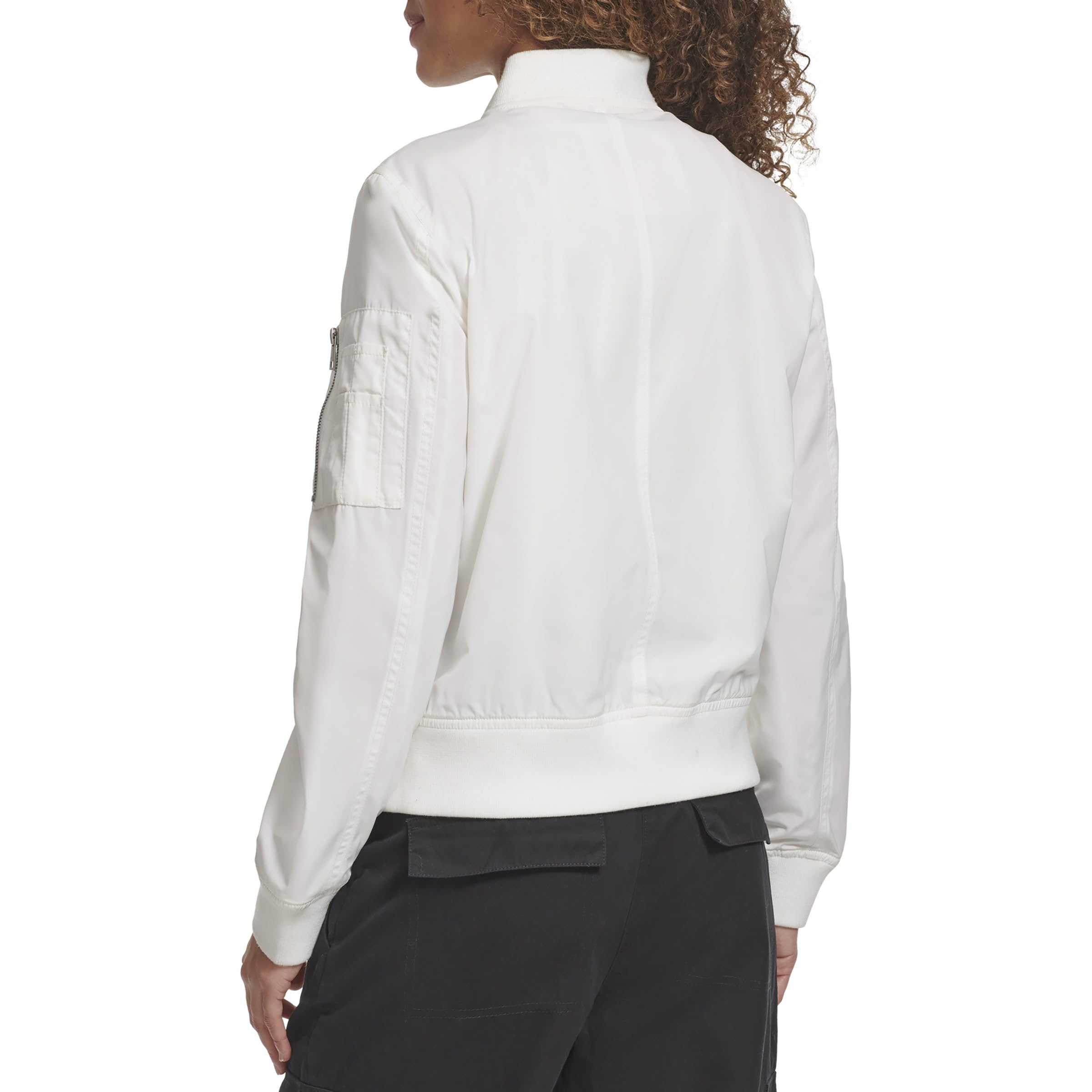 Levi's Melanie Newport Bomberjacke für Damen (normale Größe und Übergröße), Weiss/opulenter Garten, XL – Ansicht 3
