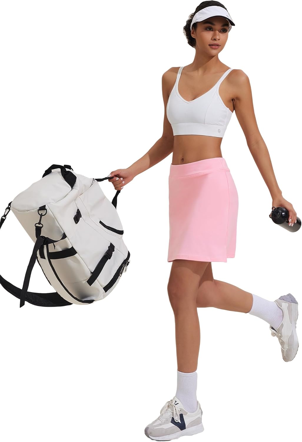 Ekouaer Women's Active Performance Skort Lightweight Skirt for Running Tennis Golf Workout Sports - Image 8