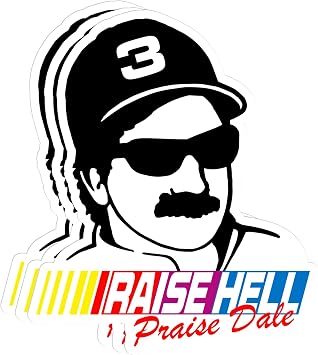 3 Pack 2 Inch Racing Legend Stickers, Retro Number 3 Fan Decals