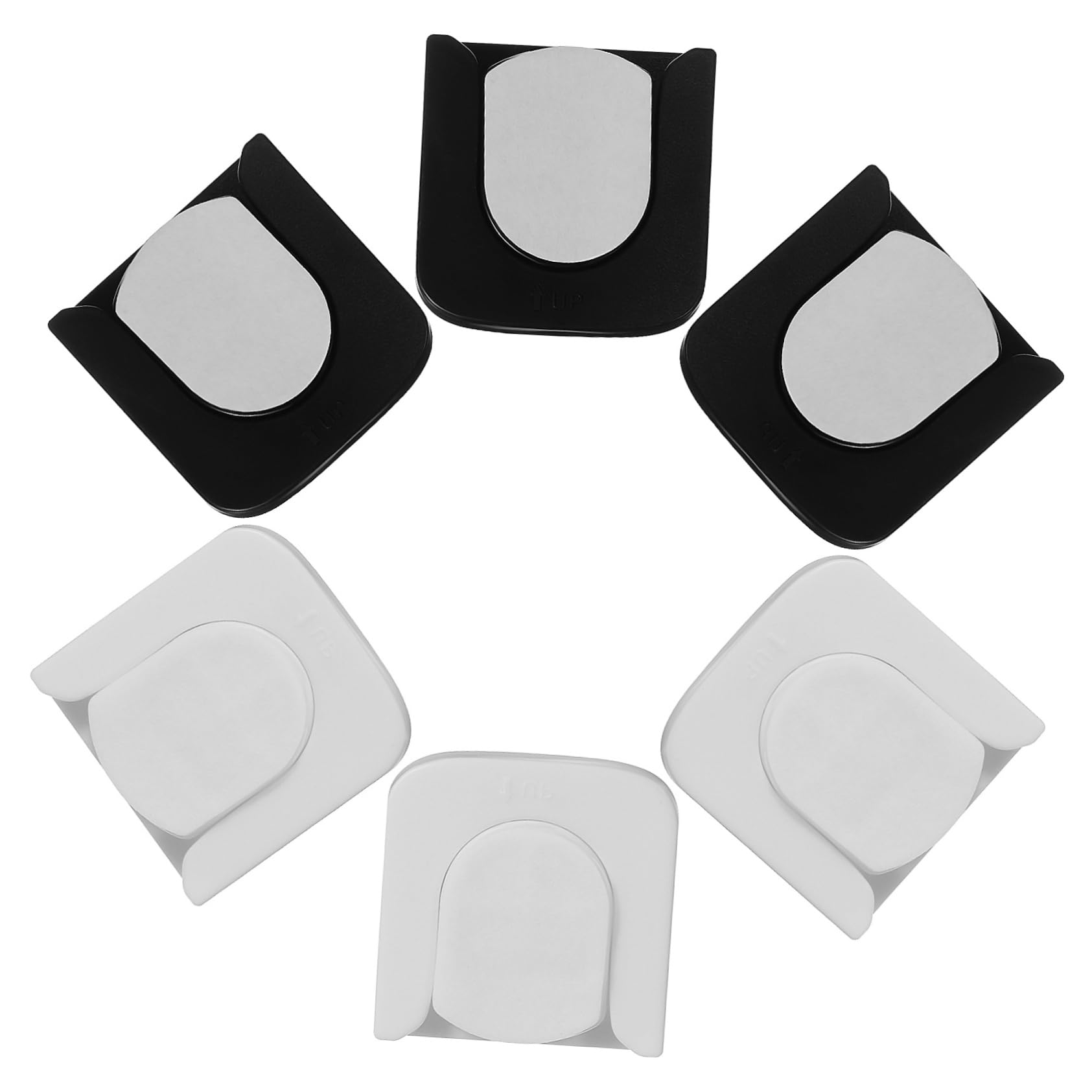 4 Supports Muraux Pour Télécommandes - Rangement Adhésif Pratique Pour Salon, Chambre, Camping-car - Design Minimaliste Beige - 8