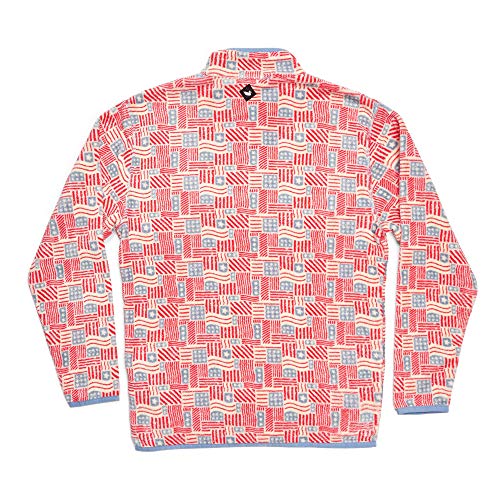 Image of Southern Marsh Star-Spangled Fleece Pullover