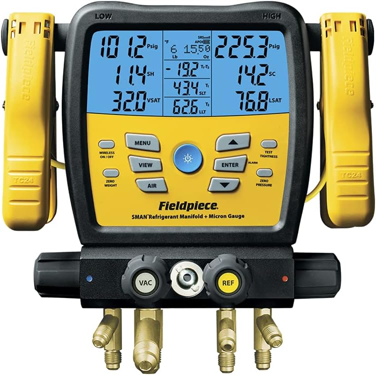 Fieldpiece SM480V SMAN Digital Manifold Wireless Data Logging
