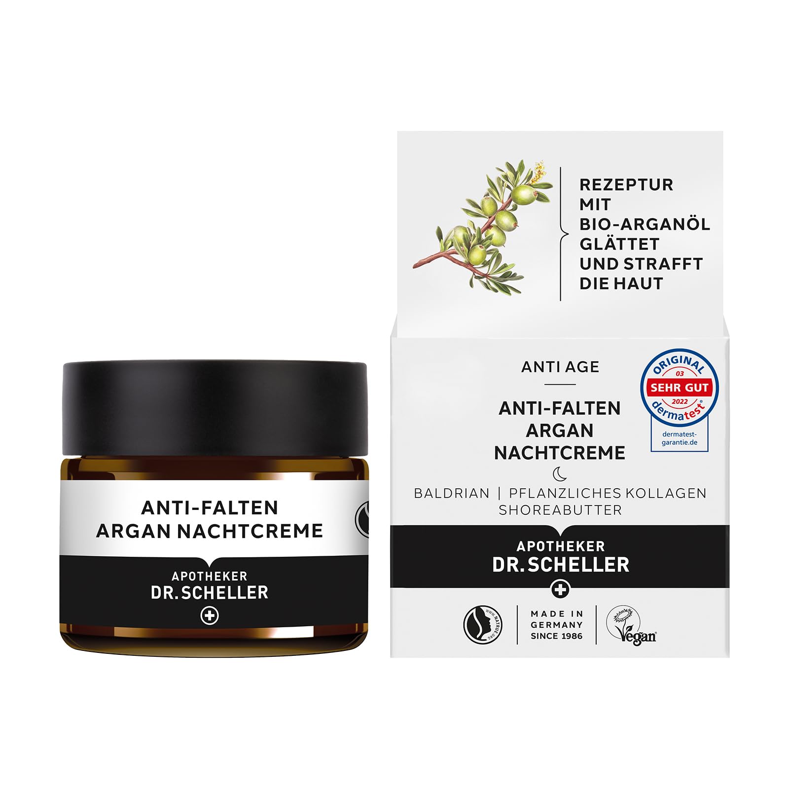 APOTHEKER DR. Scheller Argan Crema da notte antirughe, 50 ml