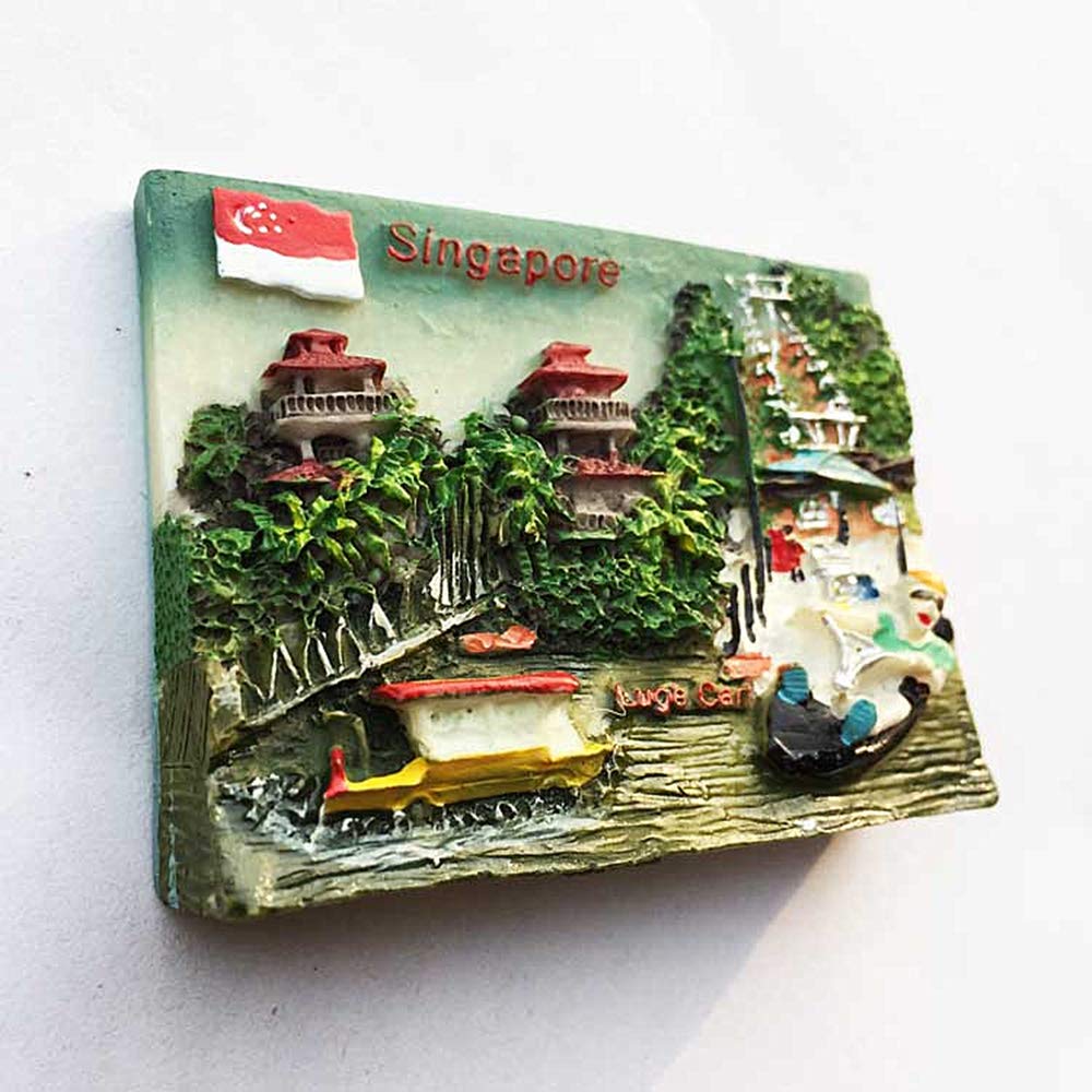 Singapore Viaggio Souvenir 3D Magnete Frigorifero Attrazioni