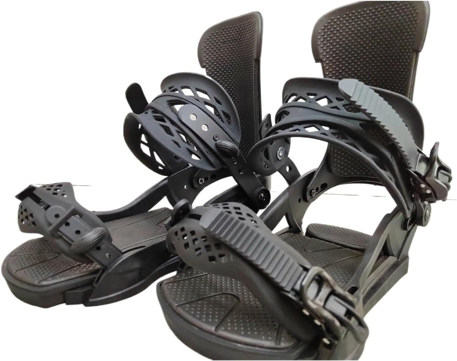 Snowboard Bindings Metal Clips, Men's Snowboard Bindings Black and White Multiple Sizes
