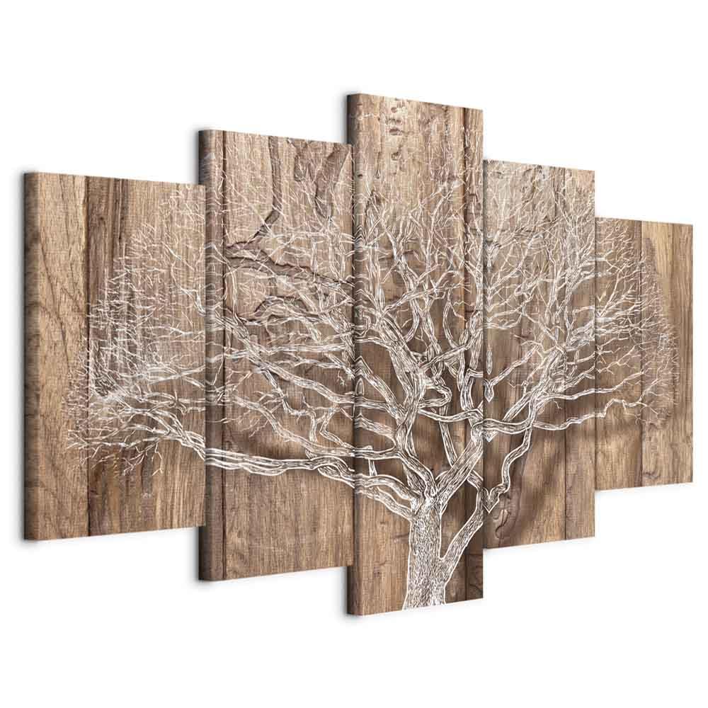 Tableau Toile XXL Peinture Murale, Feuille D'érable Rouge Nature - Moderne
