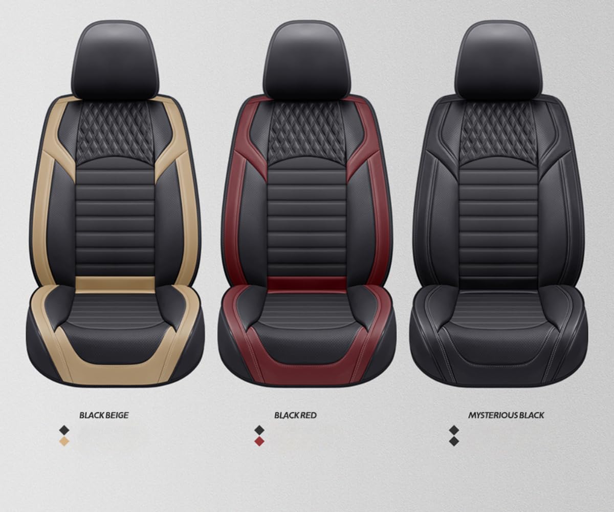 DESIAR Pokrowce na siedzenia samochodowe seria do Mitsubishi Pajero 4 2 Sport Outlander XL ASX Montero akcesoria Lancer 9 10 Carisma Kompatybilny pokrowiec na fotel samochodowy_Czarno-szara wersja