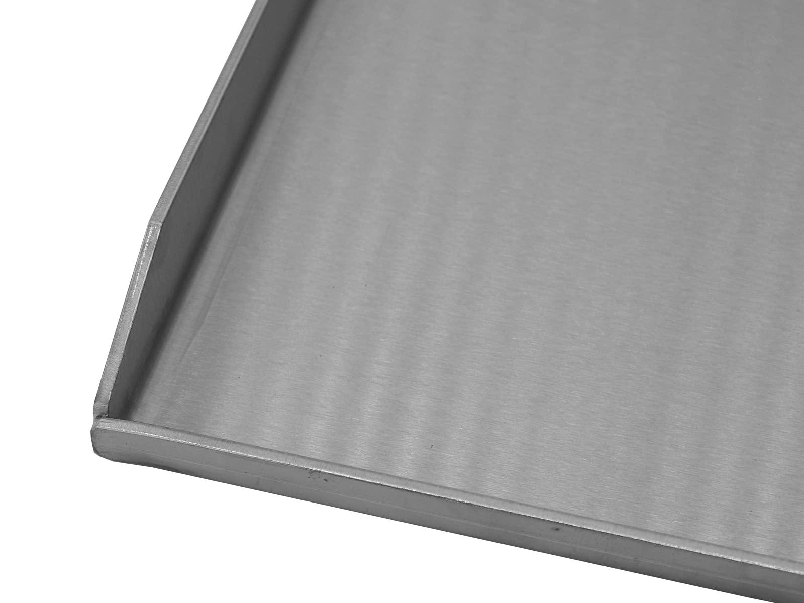 Plaque de cuisson plancha premium en acier inoxydable 415 x 400 mm