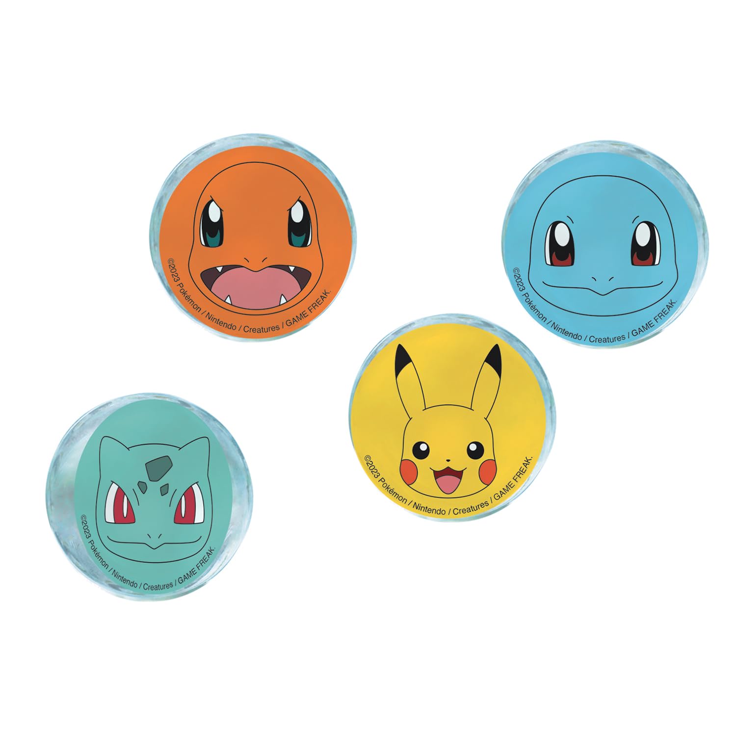 Amscan 9917127 - Pokémon Kids Birthday Party Bouncy Balls Loot Bag Favours - 4 Pack