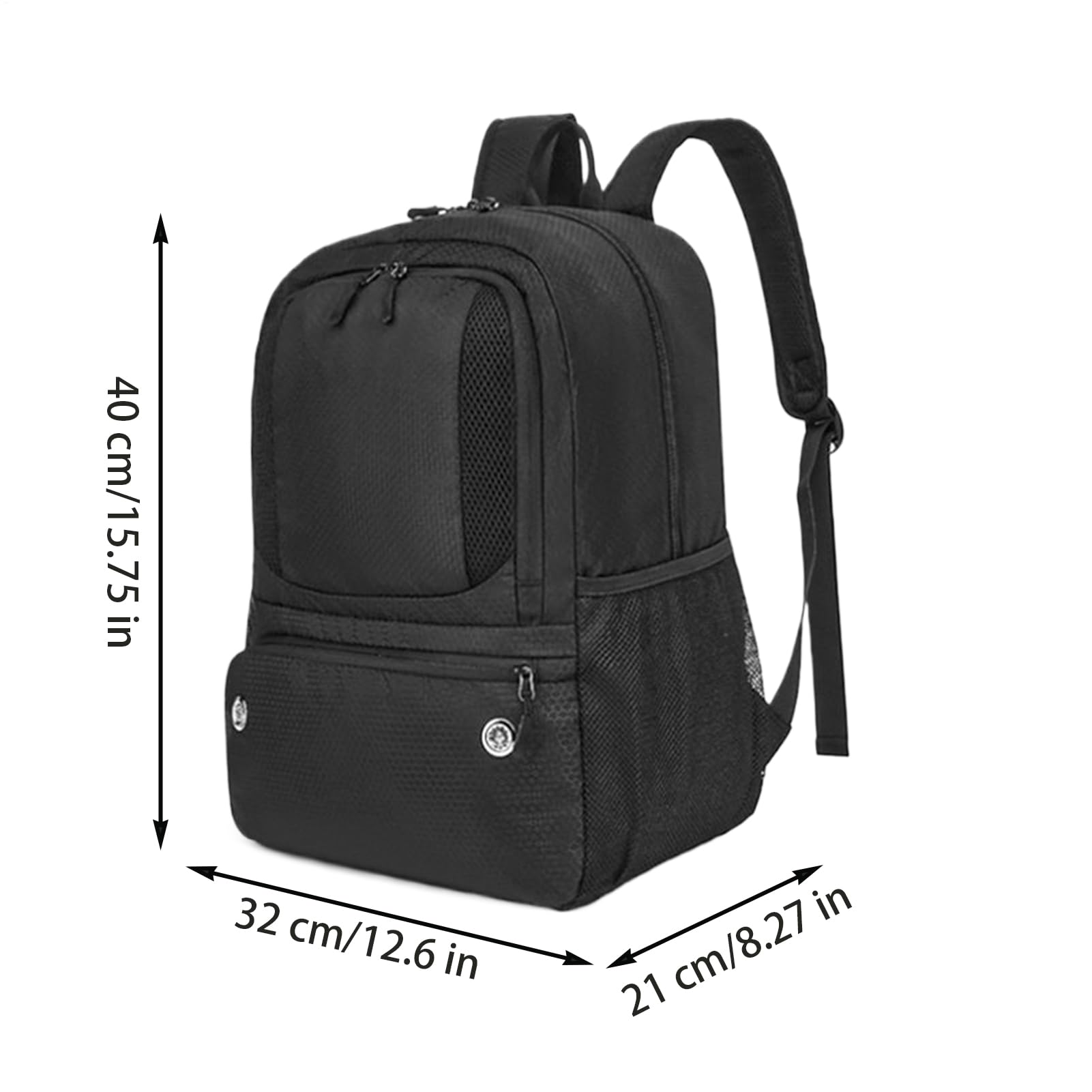 Genérico Mochilas de Fútbol para Hombres | Bolso Juvenil Para Fútbol | Mochila Ergónómica Impermeable Transpirable Antiolores con Compartimento para Zapatos para Entrenamiento Gimnasio y Deporte