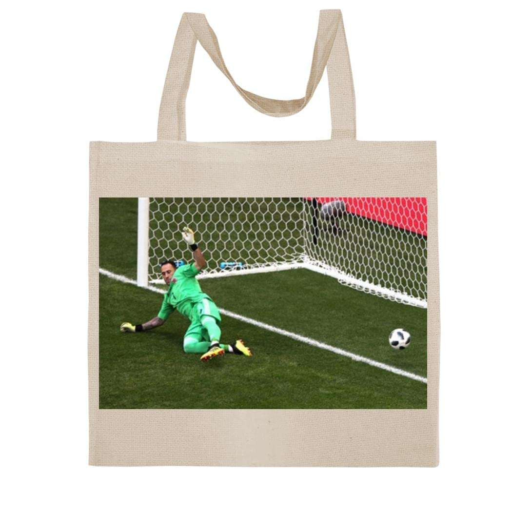 FC Carino David Ospina - A Nice Graphic Cotton Canvas Tote Bag FCA #FCAG1580200, Natural, 15X16