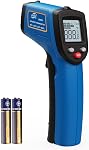 Infrared Thermometer Laser Temperature Gun, Digital Surface Heat Temp Gun Non-Contact for Cooking Food, Pizza Oven, Griddle Meat, Refrigerator, HVAC, Grill, Engine -58℉~788℉(-50℃~420℃)