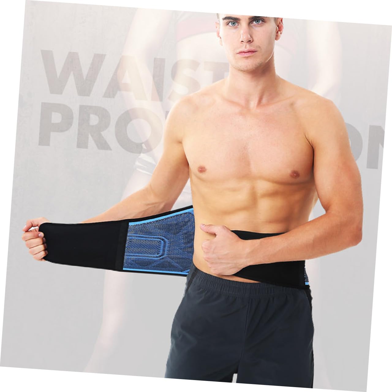 Waist Support Belt Sports Waist Belt for Men Women Abdominal Binder Posture Brace for Women Hot-pressing Breathable Comfortable below