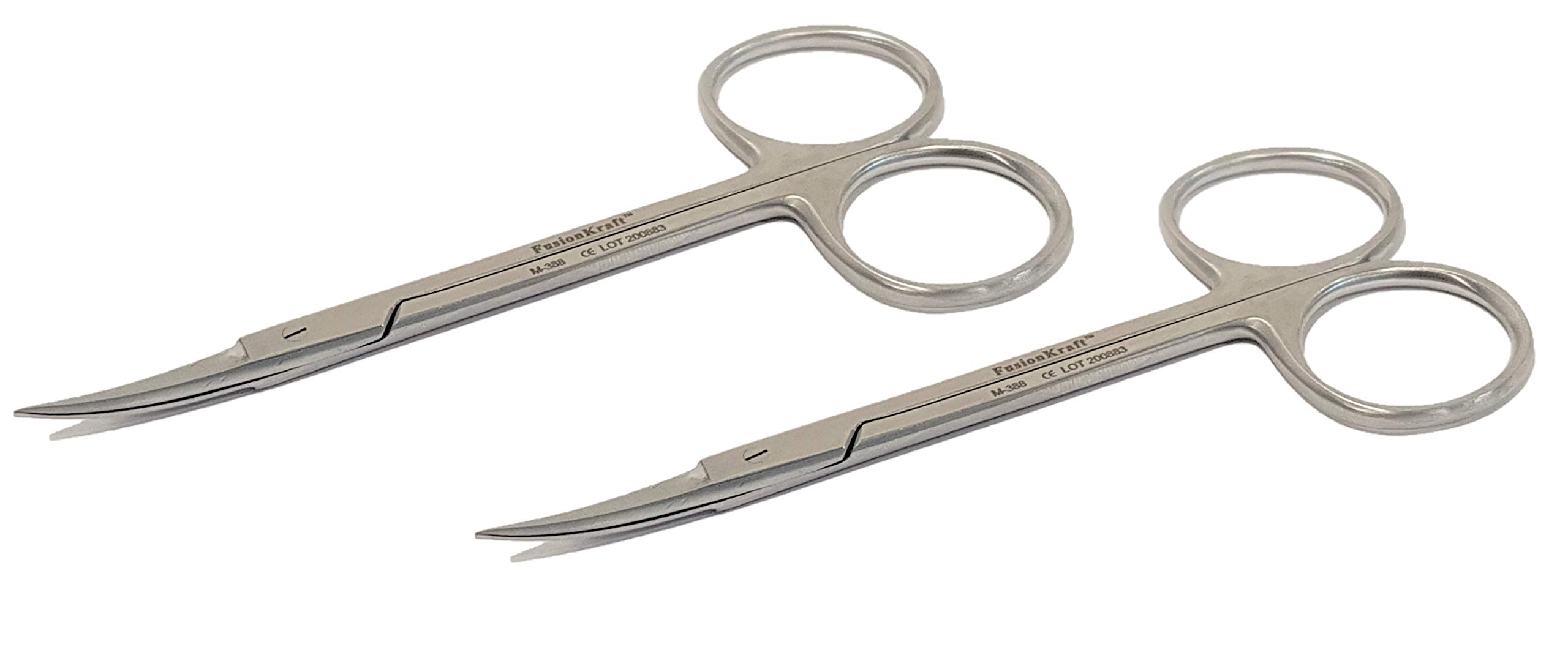 FusionKraft Iris Scissors, Curved Blades, Sharp Pointed Tips, 5" (Pack of 2) (B08W9NDYM1) Amazon Price History, Amazon Price Tracker