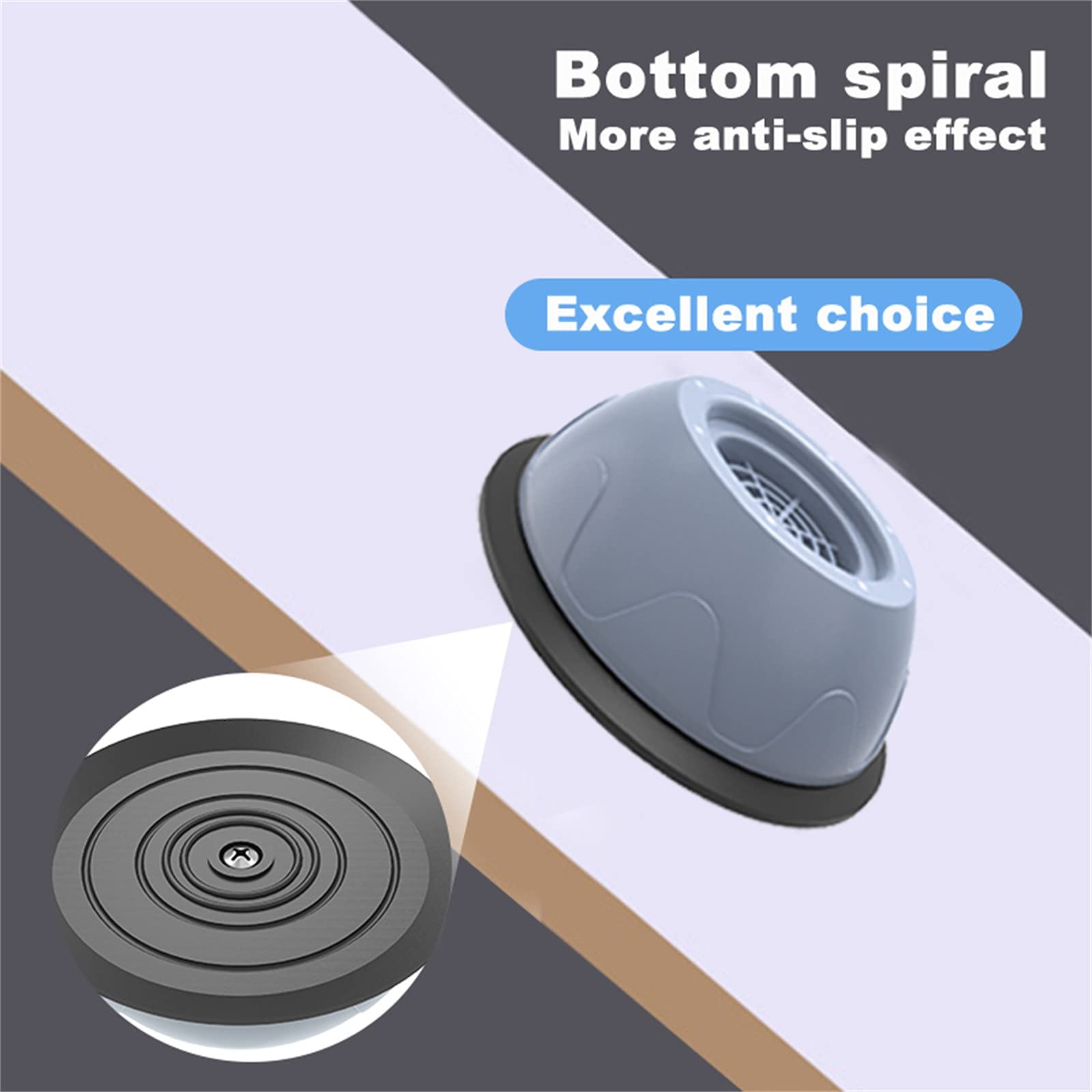 Juego De 4 Almohadillas Antivibración Para Lavadora - Universal, Reduce Ruido Y Vibración