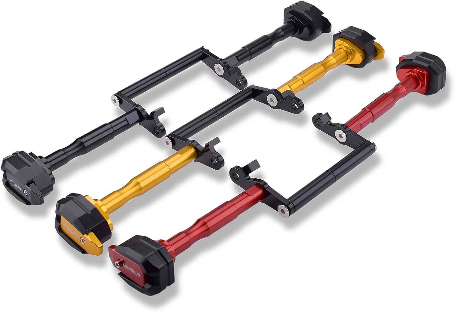 motokano Motorcycle Frame Slider Protector Engine Slider Kit Compatible with Y-amaha YZF-R15 V3 (17-21) (black)