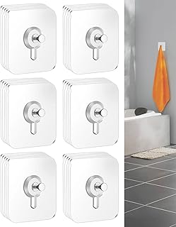 Lot de 30 Adhésif Accroche Tableau Sans Percer, Accroche Cadre Fixation Murale, Attache Cadre Adhésif Crochets pour Accroche Cadres Photo, Photos, Peintures (30)
