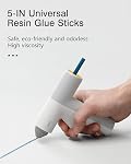 HOTO 20Pcs Sticks de colle chaude pour l'artisanat / DIY Arts / Sealing 6 Couleurs Mini Sticks de colle, collants, 0.28 x 5" (7 x 127mm)