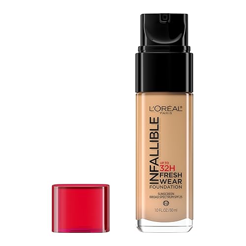 L'Oreal Paris Infallible - Base de maquillaje resistente por hasta 24 horas, tono sol radiante, 1 onza