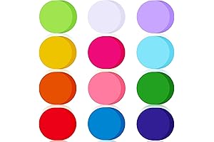 Kisston 360 Round Cutouts Bulk, 3.9 Inch Assorted Color Circles