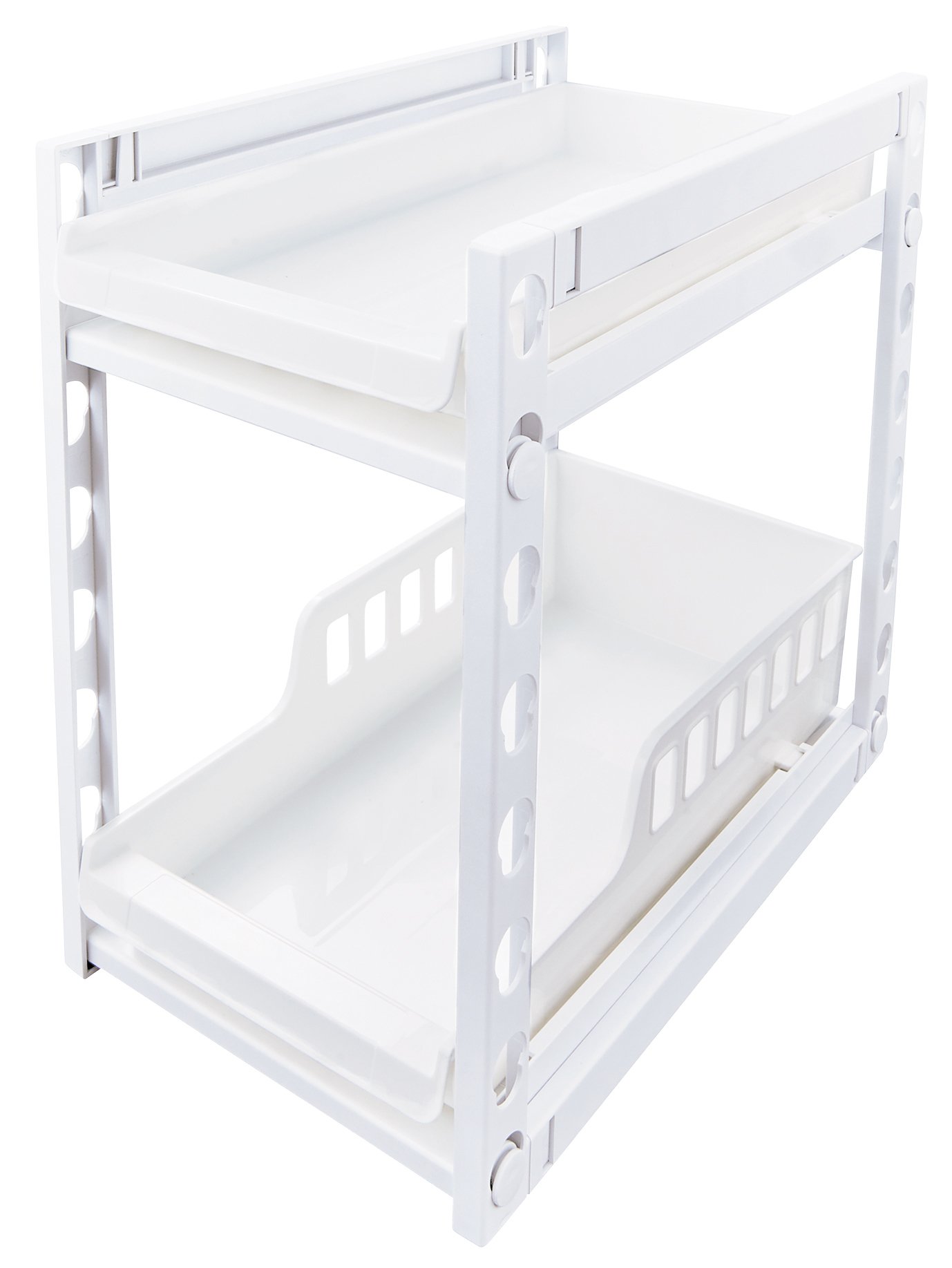 スライド式2段収納ラック ホワイト Amazon.co.jp: 天馬(Tenma) ファビエ スライド式2段ラック 250浅深